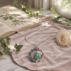 Emerald Butterfly Necklace
