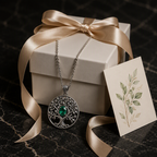 Emerald Tree of Life Necklace
