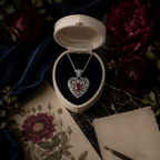 Ruby Heart Necklace