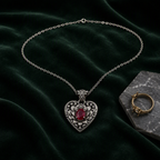 Ruby Heart Necklace