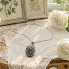 Victorian Secret Garden Locket Necklace