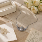 Moon Crown Pearl Necklace