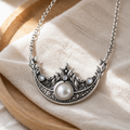 Moon Crown Pearl Necklace