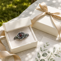 Victorian Rose Garnet Ring