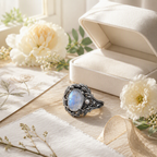 Moonstone Goddess Ring