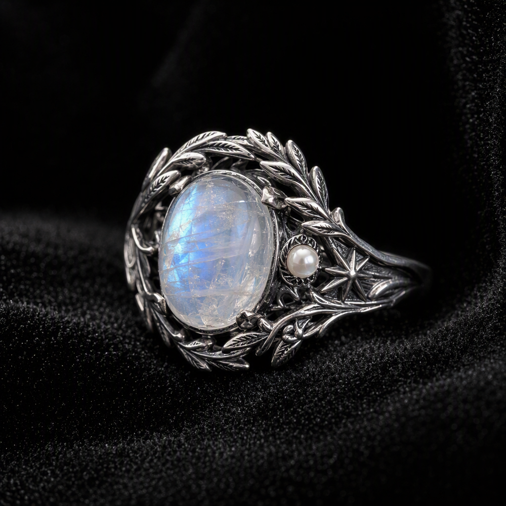 Moonstone Goddess Ring