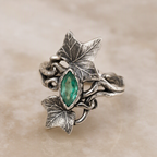 Emerald Ivy Ring