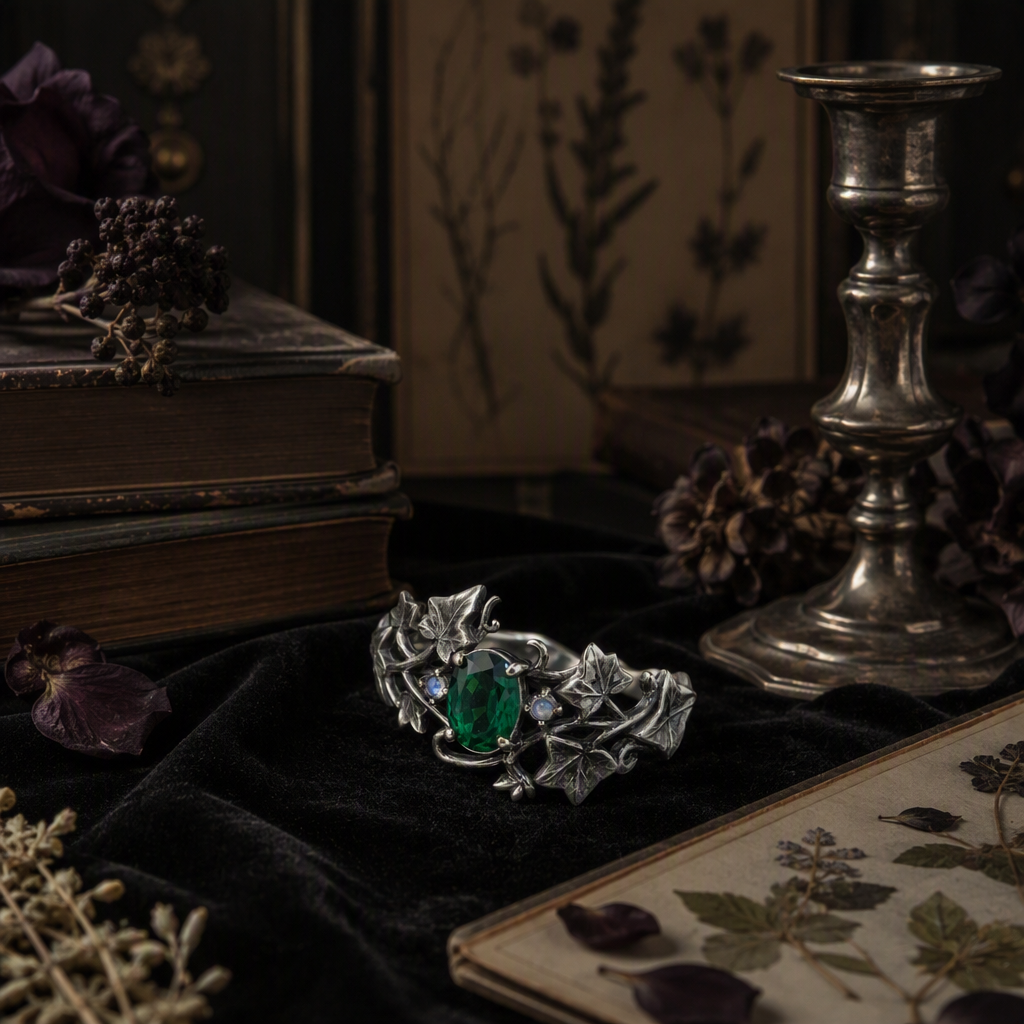 Emerald Ivy Vine Ring