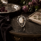 Baroque Pearl Lily of the Valley Ring