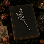 Emerald Pearl Hair Pin