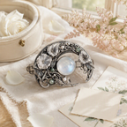 Moonstone Crescent Hair Barrette