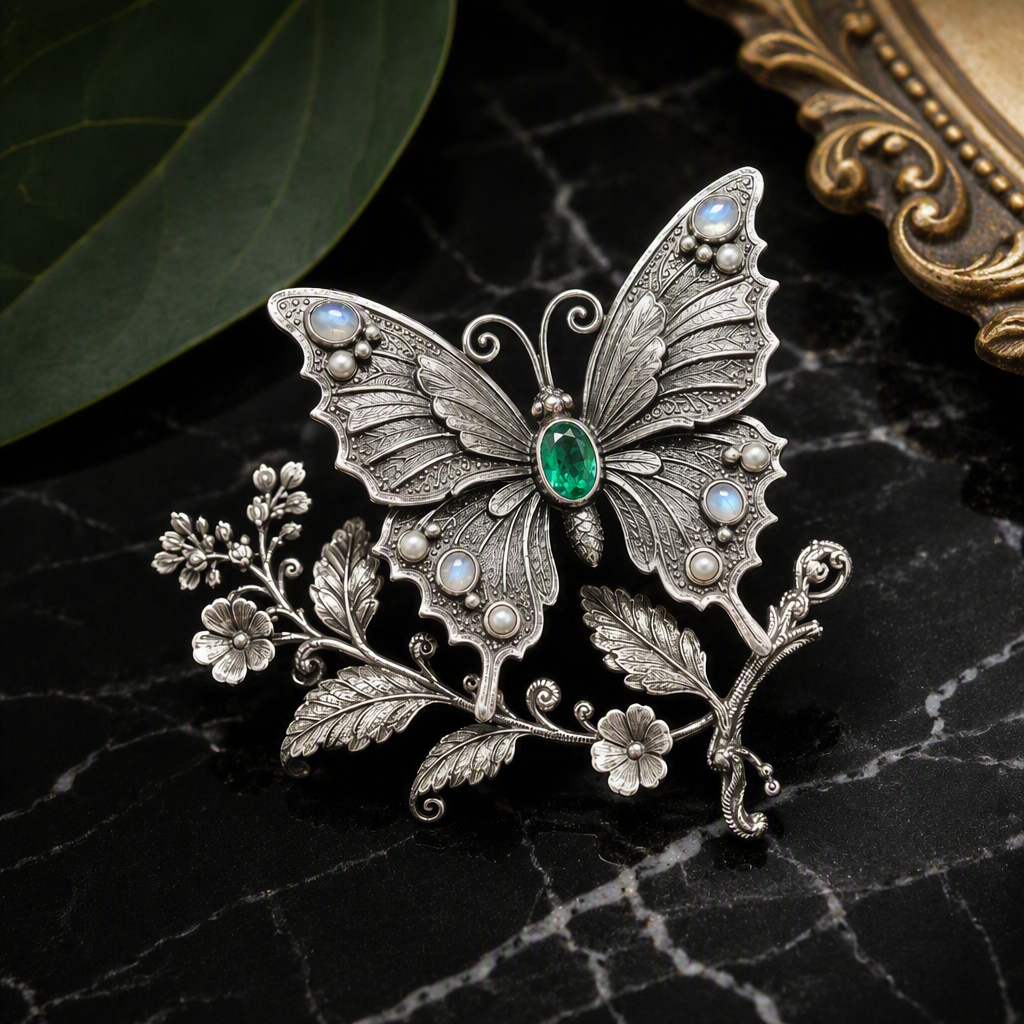 Victorian Butterfly Brooch