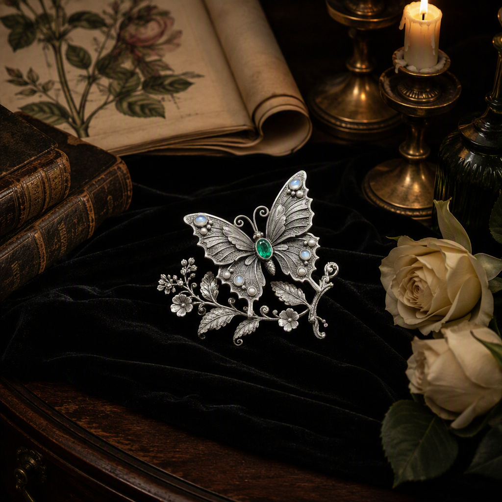 Victorian Butterfly Brooch