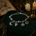 Celestial Moonstone Charm Bracelet
